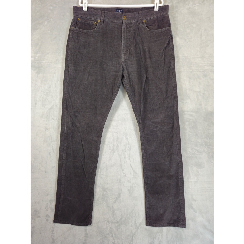 J.‎ Crew Corduroy Pants Men's 37x32 Brown The Sutton Straight Leg Corduroy